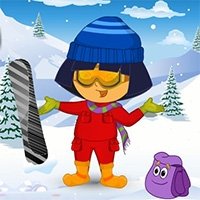 Dora Skiing Dress Up Image