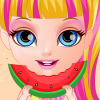 Baby Barbie Beach Slacking Image