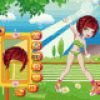 Funky Tennis Girl Image