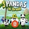3 Pandas in Brazil HTML5 Image