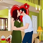 Angelina And Brad Kissing Image