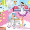 Baby and Sitter Dress Up Image
