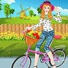 Bicycle Girl Dressup
