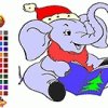 Blissful Elephant Coloring