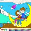 Moon Lovers Coloring Image